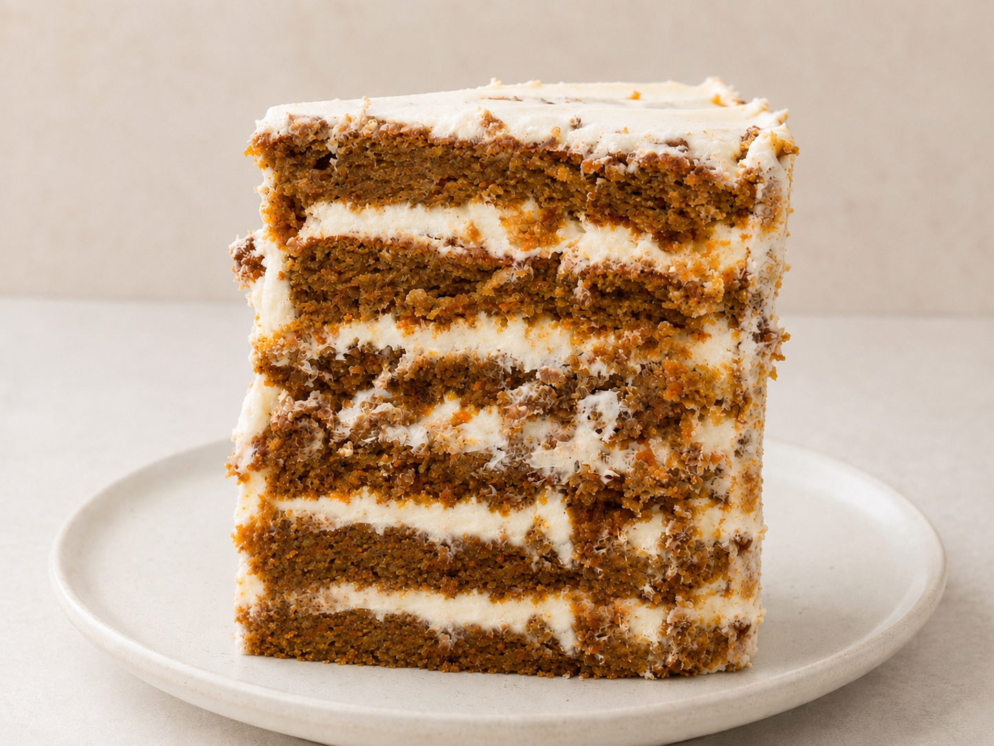 Luxe Spiced Carrot & Pumpkin Cream Cheese Layer Cake