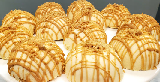 Caramel Cheesecake Domes