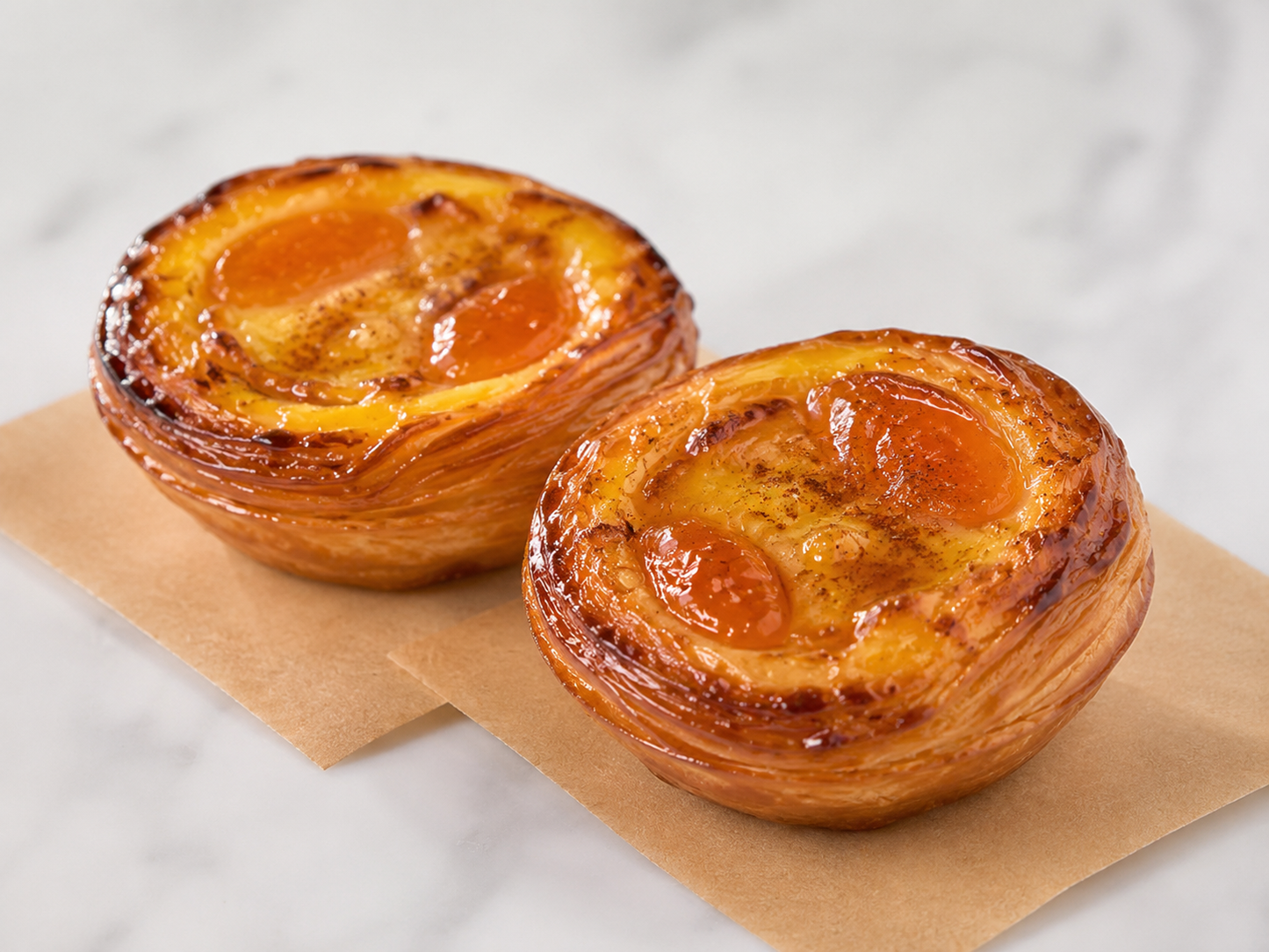 Pasteis de Nata - Apricot Cinnamon