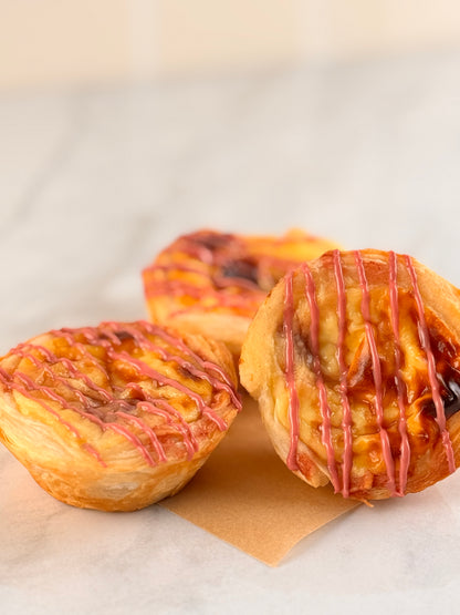 Strawberry Pasteis de Nata