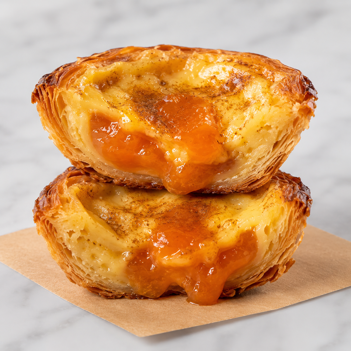 Pastel de Nata -  Apricot Cinnamon